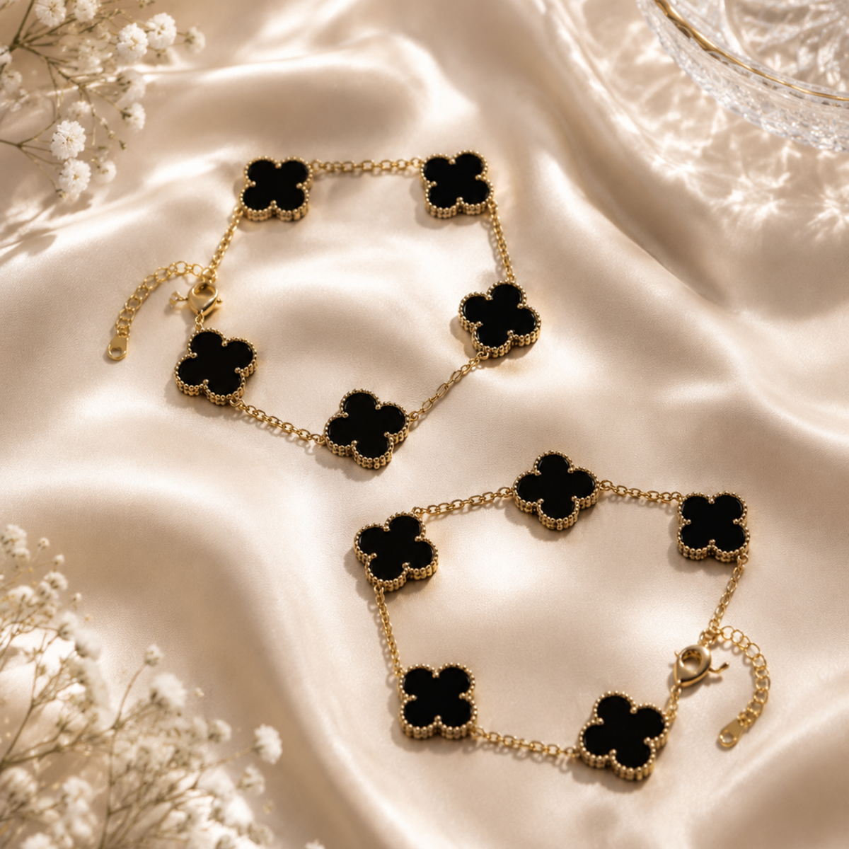 2-Pair Bracelet Set – Elegant Layered Bracelets