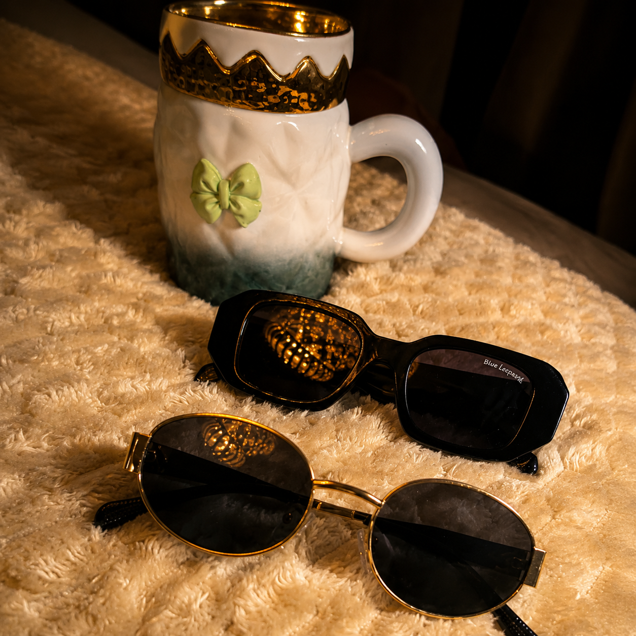 Black Rectangular Sunglasses for Women | Stylish Fashion Shades