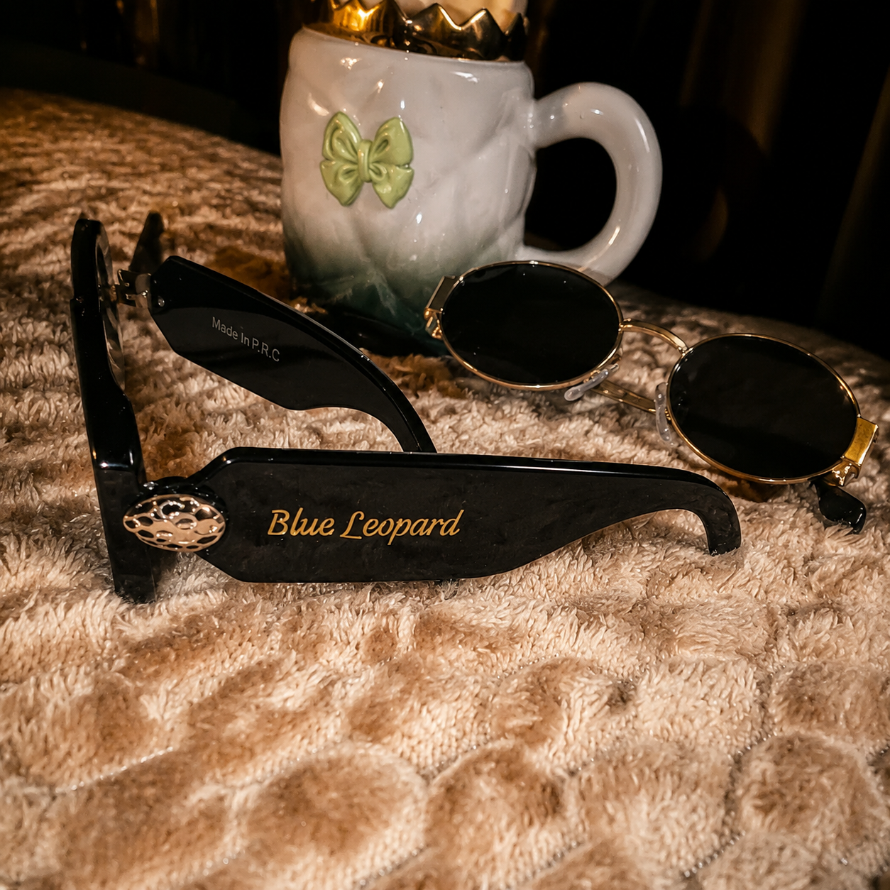 Black Rectangular Sunglasses for Women | Stylish Fashion Shades
