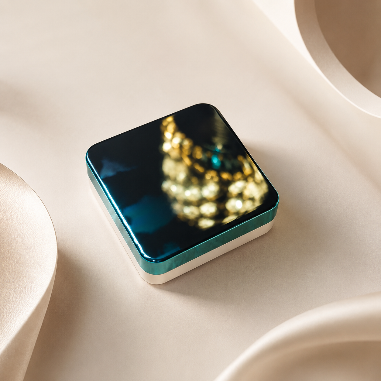 Premium Contact Lens Travel Kit with Mirror | Portable Lens Storage Case