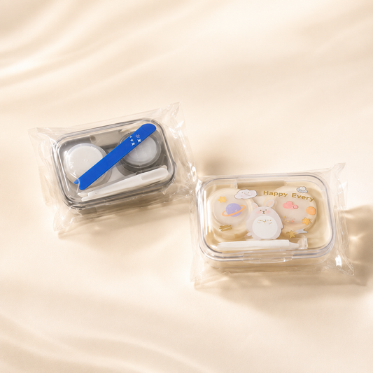 Cute Cartoon Contact Lens Case | Random Color Portable Lens Storage Box